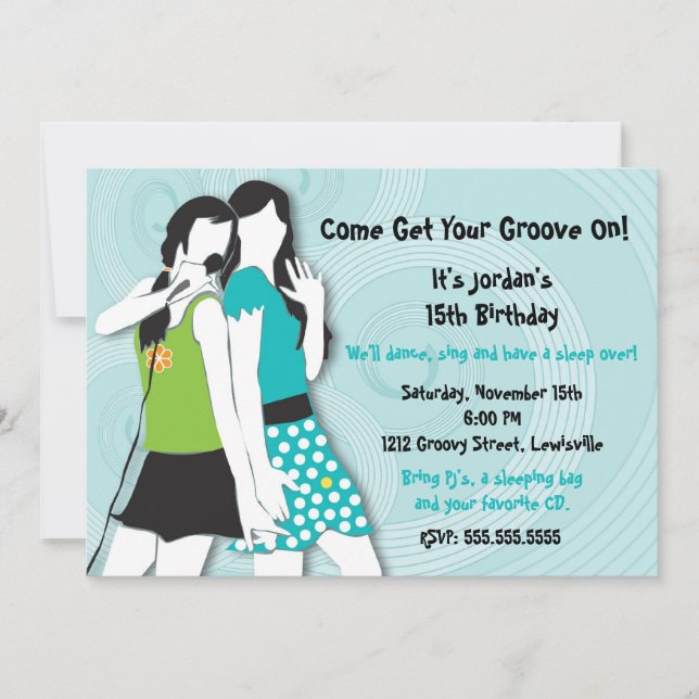 Hip Girls sjunger Inbjudningar (Framsida)