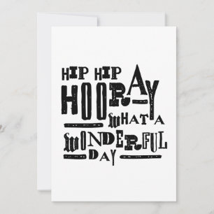 Hip Hip Hooray Julkort