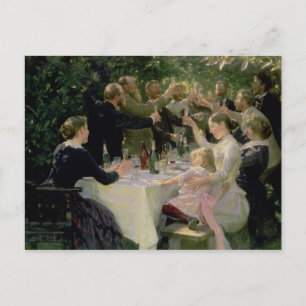 Hip Hip Hurrah! Konstnärernas Party i Skagen, 1888 Vykort