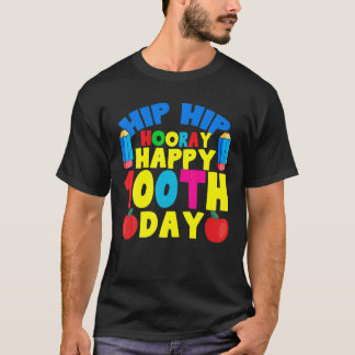 Hip Hooray Lycklig, 100:e dagen för skollärare G T Shirt