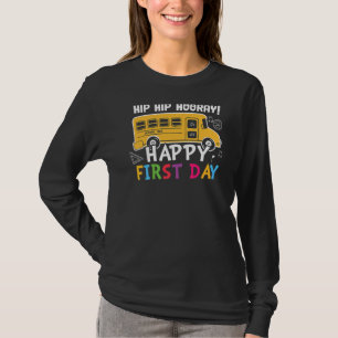 Hip Hooray Lycklig, första dagsljus 5 Klass T Shirt