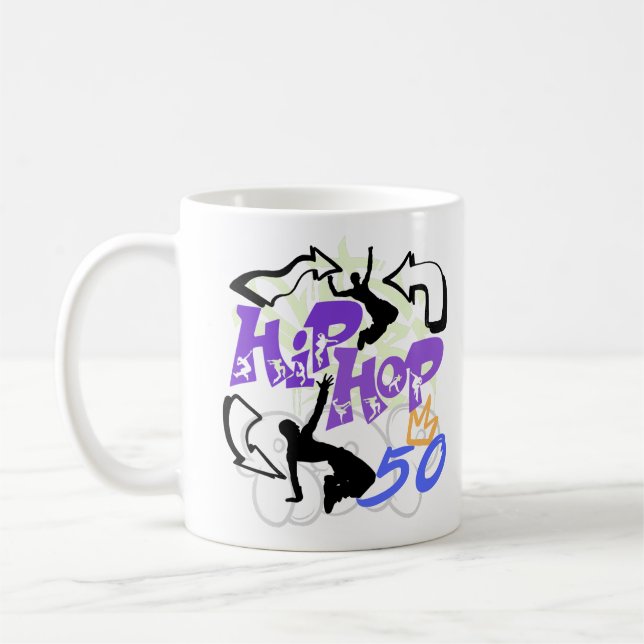 Hip hop 50,w kaffemugg (Vänster)