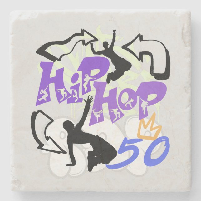 Hip hop 50,w stenunderlägg (Framsidan)