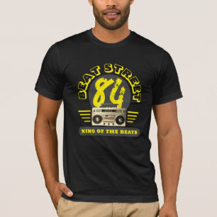 HIP HOP 84 BEAT STREET BOOMBOX GRAFIK T SHIRT