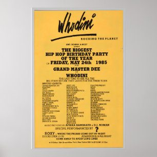 Hip Hop-affisch Poster