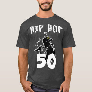 Hip hop är 50-årsjubileum Rapper MC T Shirt