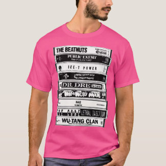 Hip hop-artister Cassettes Tee - Old school Rap