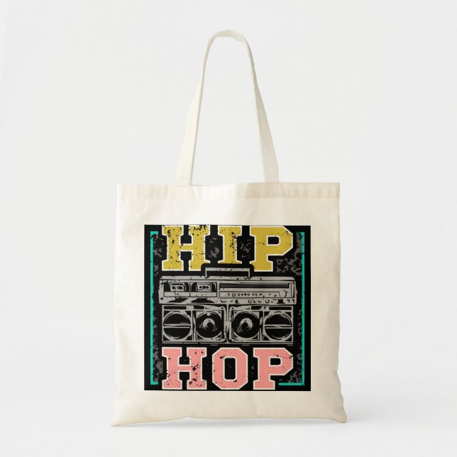 Hip hop Artists Cassettes Old school Rap Tygkasse (Framsidan)