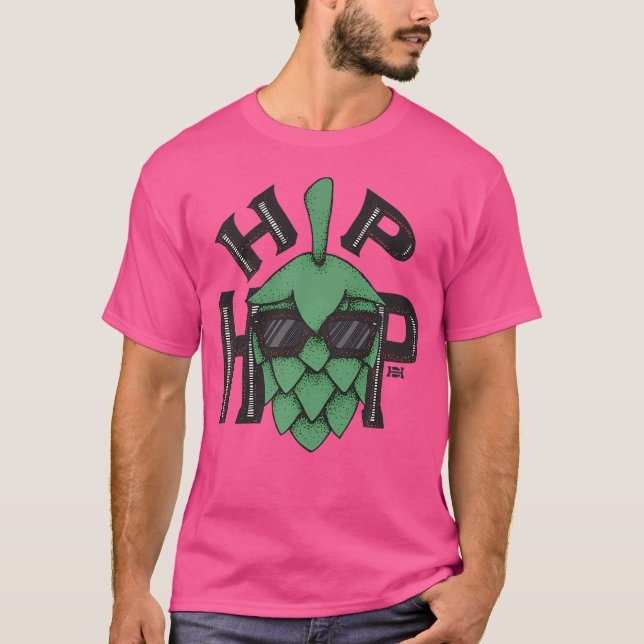 Hip hop Beer T Shirt (Framsida)