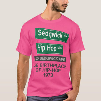 Hip hop Birthplace 1520 Sedgwick Ave. 50 år T Shirt