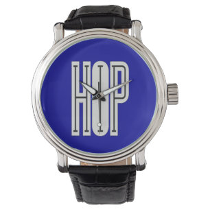 Hip hop (blått) armbandsur
