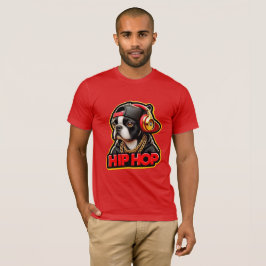 HIP HOP BOSTON TERRIER 3 T SHIRT