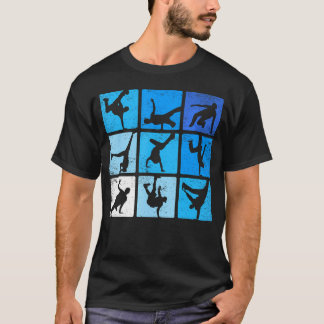 Hip hop Break Dance Poses T Shirt