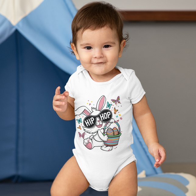 Hip hop Bunny Baby T Shirt (Skapare uppladdad)