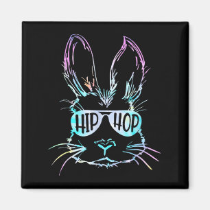 Hip hop Bunny Boys Kids Småbarn Påsk Rabbit Yout Magnet