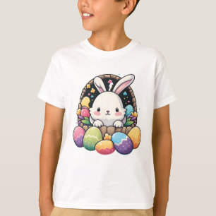 Hip hop Bunny Kids Shirt - Gift för familjen Påsk T Shirt