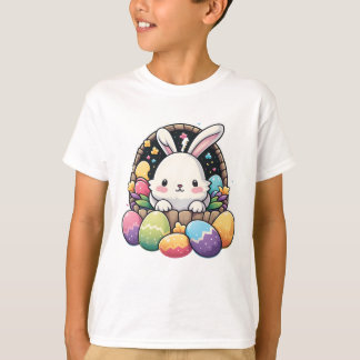 Hip hop Bunny Kids Shirt - Gift för familjen Påsk T Shirt
