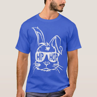 Hip hop Bunny Old school Rap-svällning Musik T Shirt