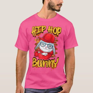 Hip hop Bunny Påsk Shirt for Småbarn Boy Baseb T Shirt