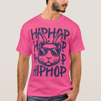 Hip hop Bunny Sunglasses Påsk För barn Boys Manar T Shirt