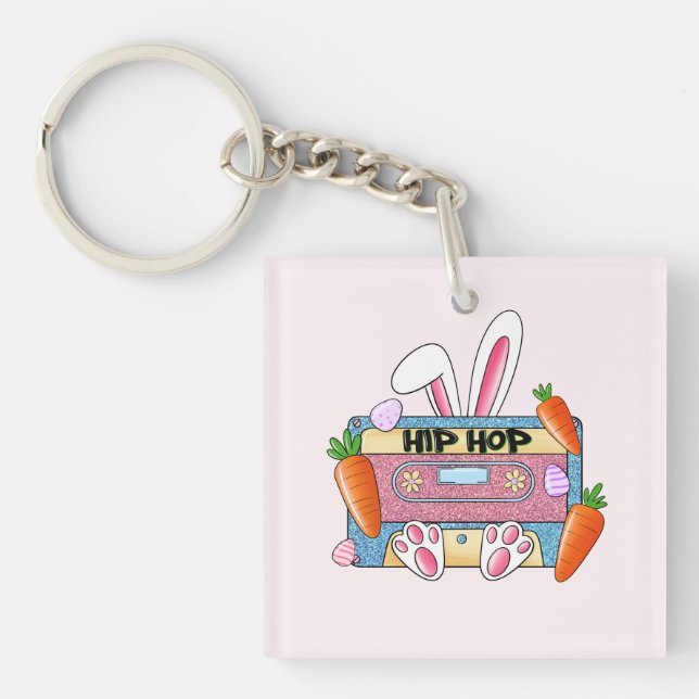 Hip hop Cassette Tape Bunny (Framsidan)