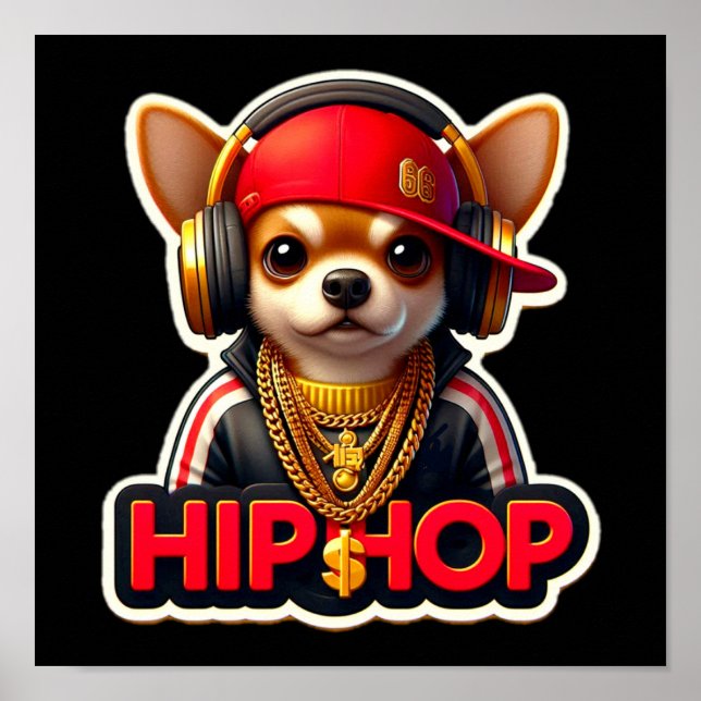 HIP HOP CHIHUAHUA 6 POSTER (Framsidan)