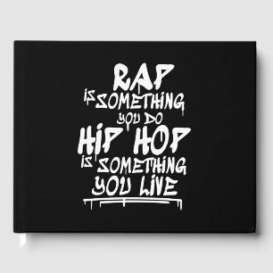 Hip hop Coola Guote Hip hop Älskare Gift Gästböcker