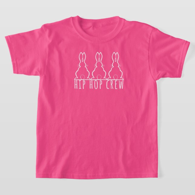 Hip Hop Crew Cute Bunnies T Shirt (Laydown)