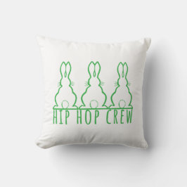 Hip Hop Crew Cute Bunny Rabbits Kudde