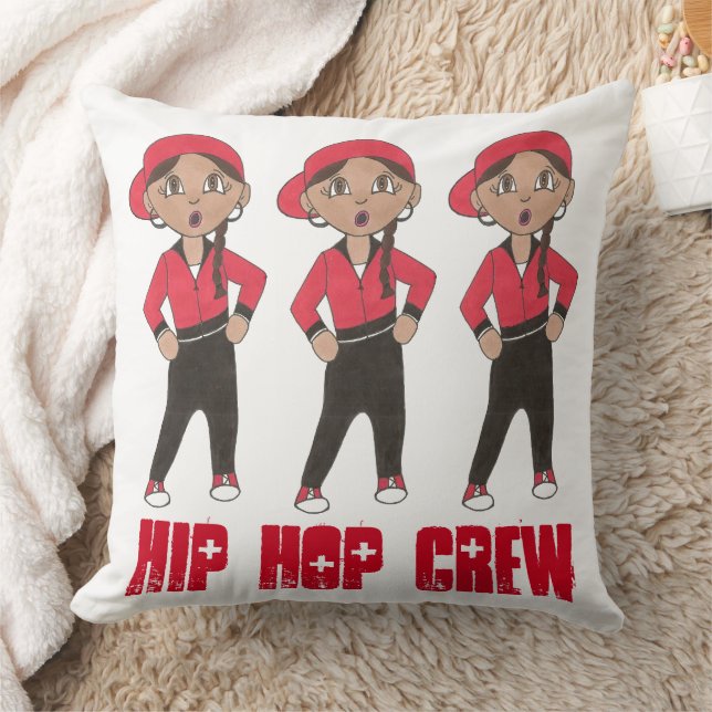 Hip hop Crew Dance Competition Team Hiphop Girl Kudde (Filt)
