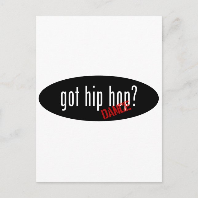 hip hop Dance Items - har hip hop Vykort (Framsida)