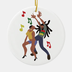 Hip hop Dance Julgransprydnad Keramik