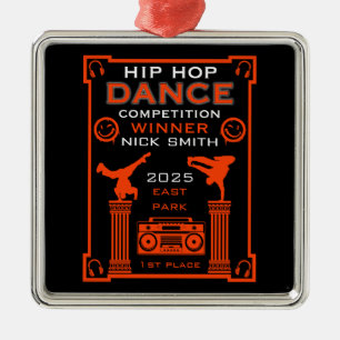 Hip hop Dance Konkurrens Julgransprydnad Metall