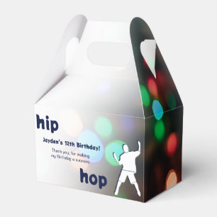 Hip hop Dance Party 12:e födelsedag Presentaskar