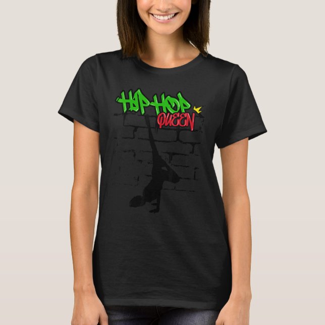 Hip hop Dance Street Drip Graffiti Rap Dab Dancing T Shirt (Framsida)