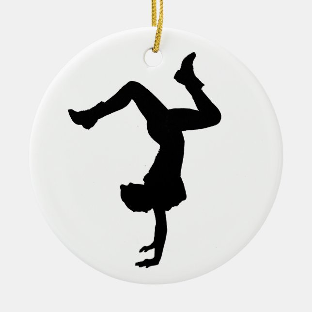Hip hop Dancer Personlig Ornament (Framsidan)