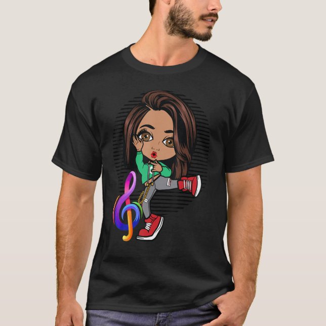 Hip hop Dancing Break Dance Vår Summer Street P T Shirt (Framsida)