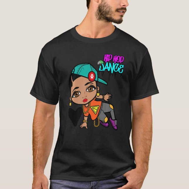 Hip hop Dancing Break Dance Vår Summer Street P T Shirt (Framsida)