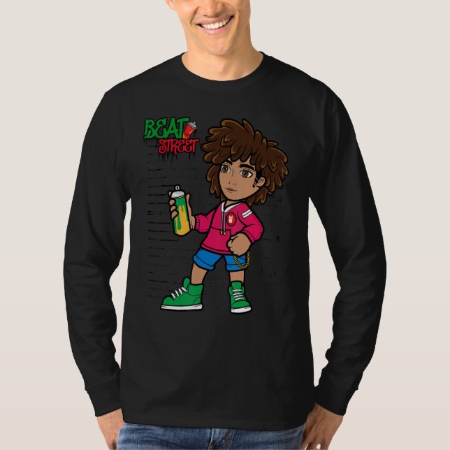 Hip hop Dancing Break Dance Vår Summer Street P T Shirt (Framsida)