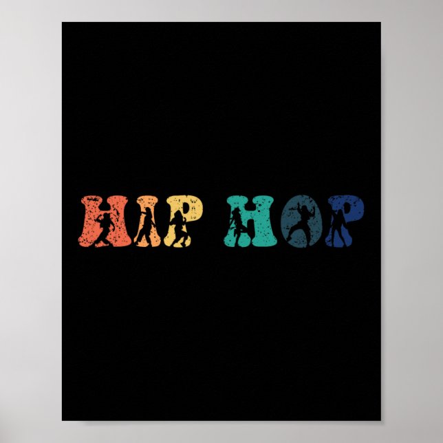 Hip hop Dancing Breakdans Break-dance Breakdanc Poster (Framsidan)