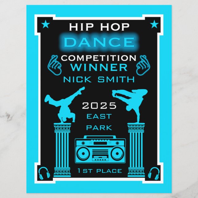 Hip Hop Dans Tävling (Framsida)