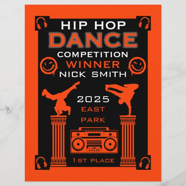 Hip Hop Dans Tävling (Framsida)