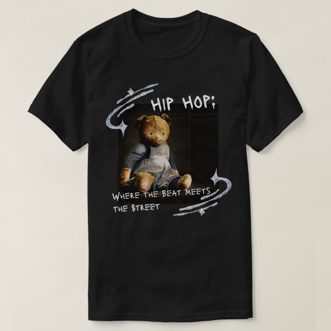 Hip hop där Beat möter gatan 2 T Shirt (Design framsida)