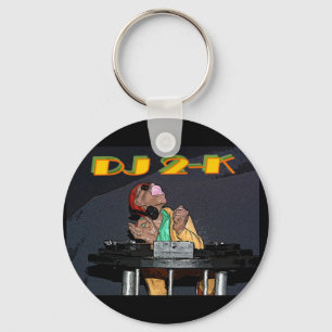 Hip hop DJ 2-K Keychain Nyckelring
