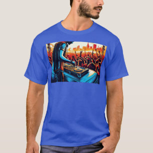 Hip hop DJ Retro Vintage Album Bronx Party Collect T Shirt