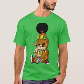 Hip hop eddy Bear Gangster Rap Hustle Hard Get Mon T Shirt