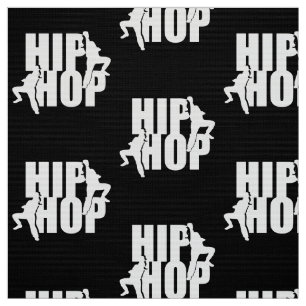Hip hop flickornas design tyg