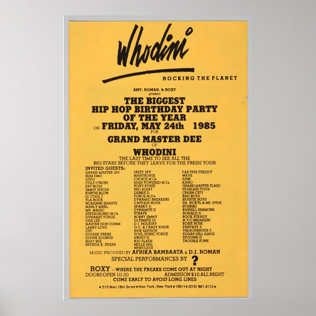 Hip hop Flyer Poster (Framsidan)
