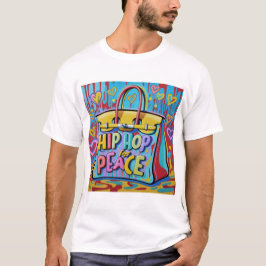 Hip hop fredskonst t shirt