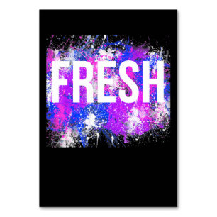 Hip hop Fresh Old school Rap Urban Slang Bordsnummer